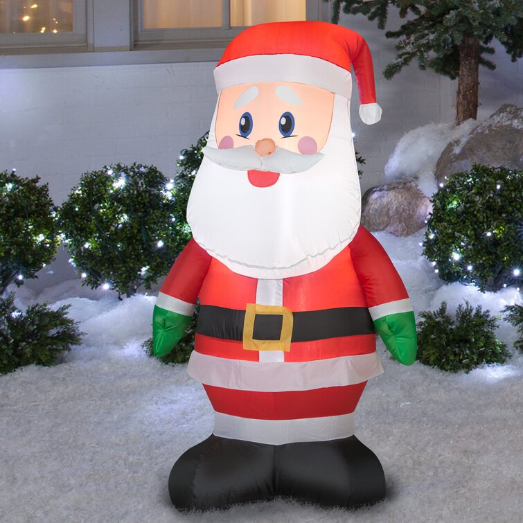 Airblown Inflatable Santa Claus Hanging Christmas Outdoor Yard Decoration Gemmy
