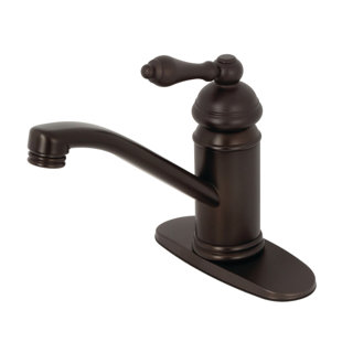 Sale Vintage Single Hole Bathroom Faucet with Drain Assembly By Kingston Brass