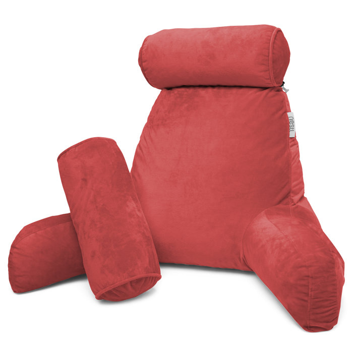 Red Barrel Studio Floretta Velvet Back Rest Pillow Reviews