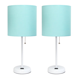 table lamps with 2 pull chains