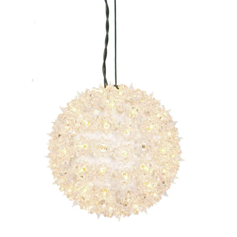 Vickerman Lighted Twinkling Starlight Sphere Christmas Decoration