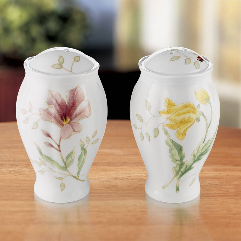 Lenox Butterfly Meadow 2 Piece Salt And Pepper Grinder Set