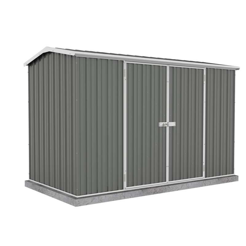 Absco Premier Metal 10 Ft W X 5 Ft D Storage Shed Wayfair
