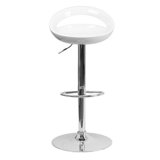 Steveda Adjustable Height Swivel Bar Stool (Set of 2) by Orren Ellis