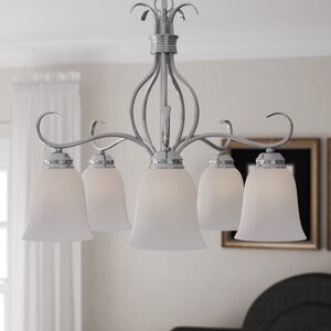 Birdsall 5-Light Shaded Chandelier