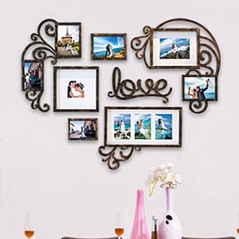 Winston Porter Nettleton 7 Piece Magic Love Valentine Day Picture Frame Set Reviews Wayfair