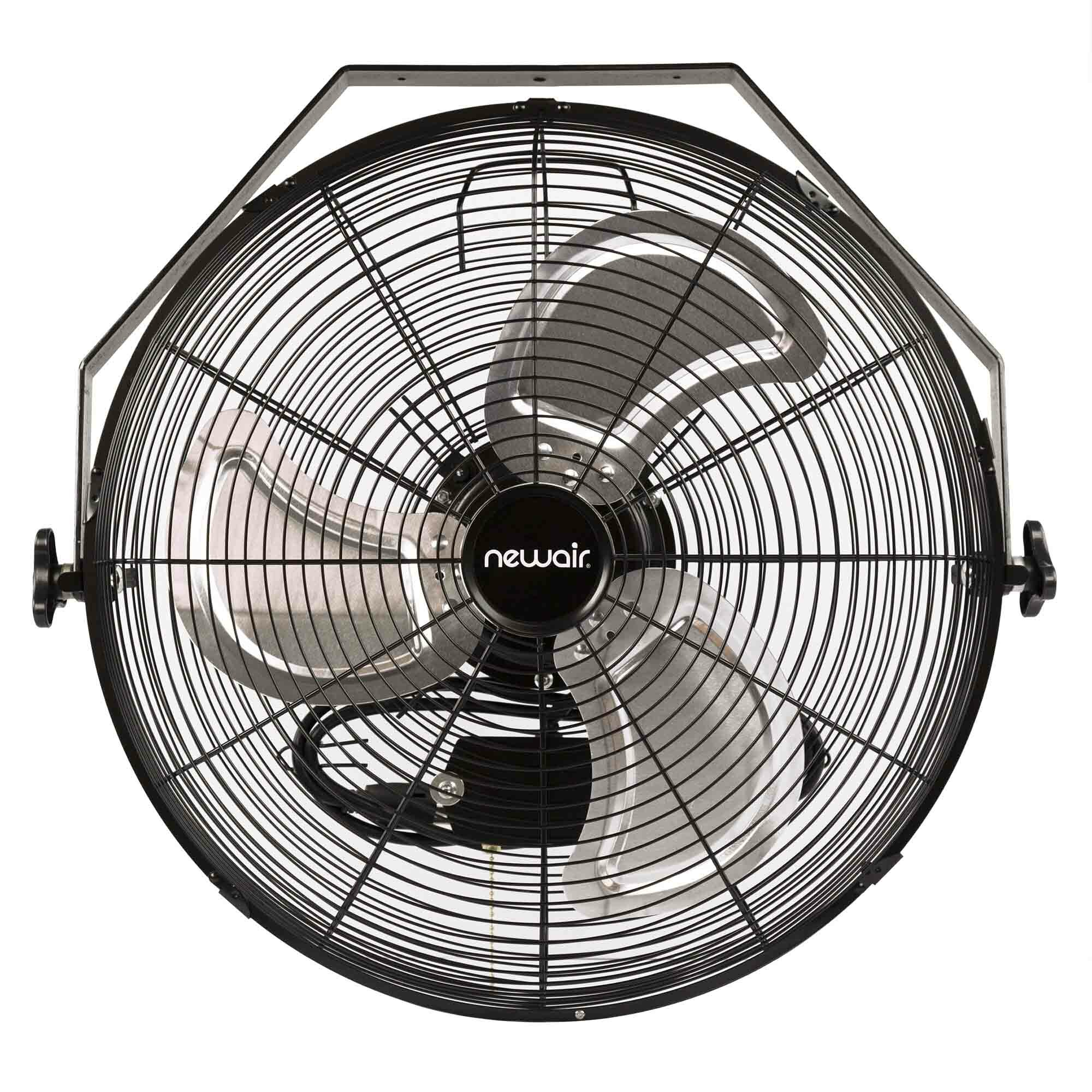 All Metal Commercial Grade 30" High Velocity Oscillating Wall Mount Fan