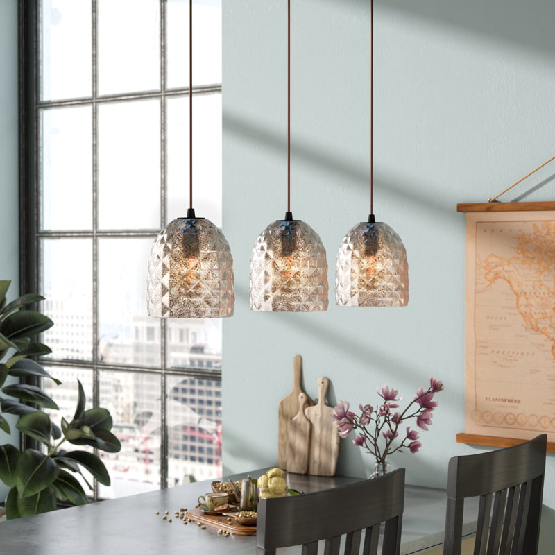 Mistana Bellefonte 3 Light Kitchen Island Linear Pendant Wayfair