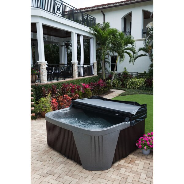 Essential Hot Tubs 20-Jet Arbor Hot Tub-Gray Granite, Seats 6, Plug &  Play(120 Volts)