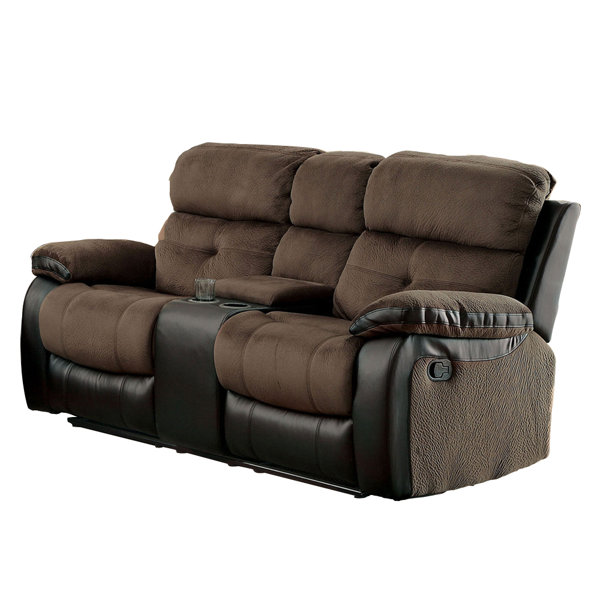 Red Barrel Studio Havilland 37 Wide Faux Leather Pillow Top Arm Reclining Loveseat Wayfair