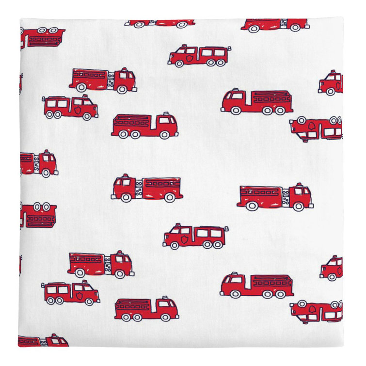 fire truck crib sheets