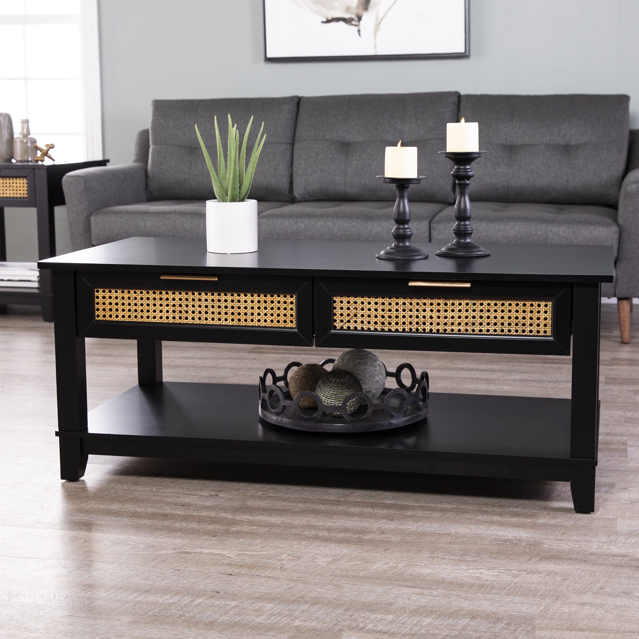 Sand Stable Nethe Coffee Table With Storage Reviews Wayfair