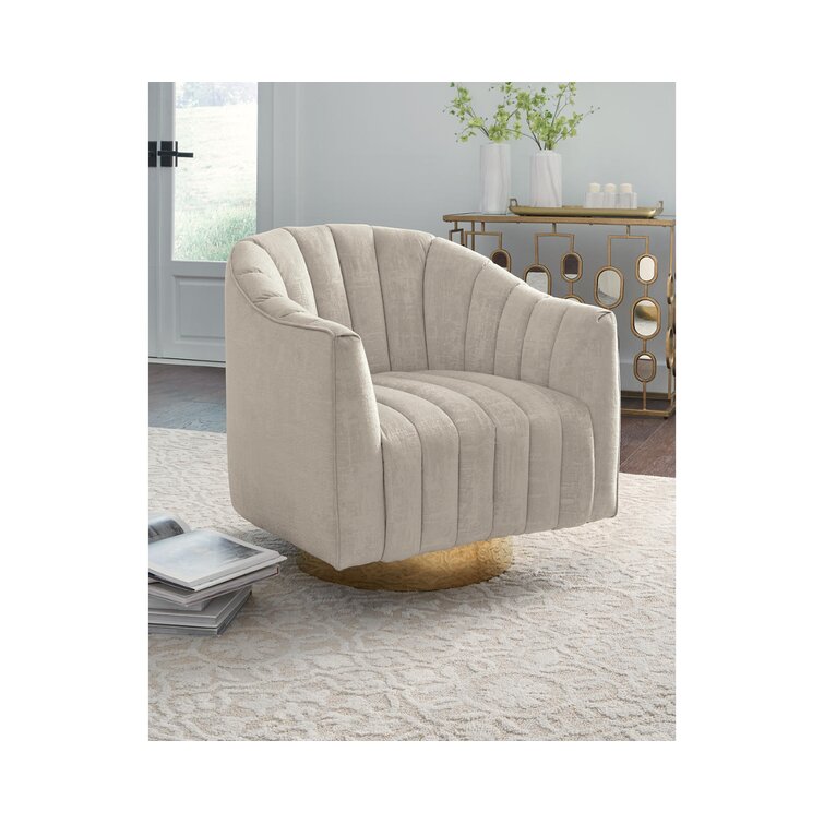 neutral swivel chair