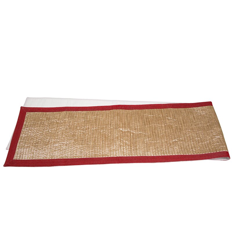 tan table runner