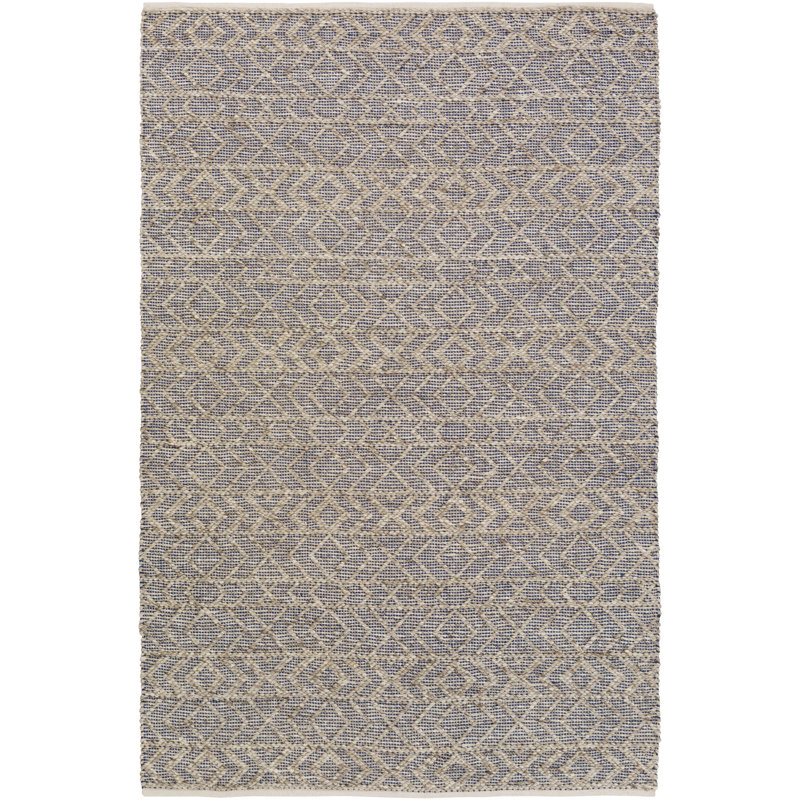 Agosto Geometric Handmade Flatweave Beige Cobalt Light Gray Area Rug Reviews Birch Lane