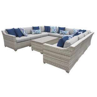 Falmouth 11 Piece Sectional Seating Group with Cushions