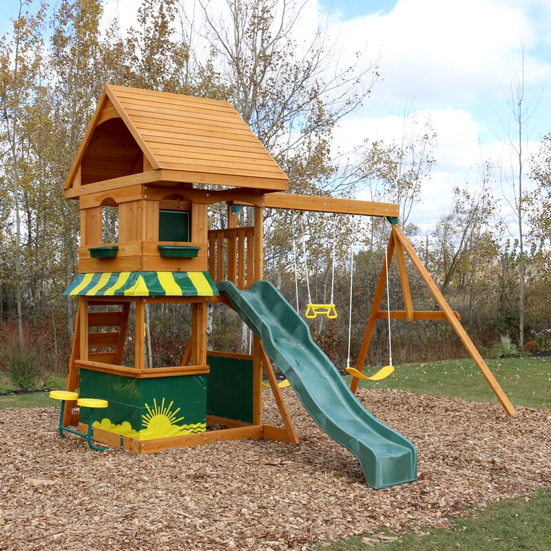 Magnolia Wooden Swing Set