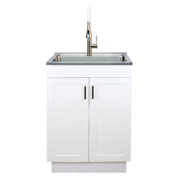 free standing kitchen sink cabinet 23 6 l x 19 52 w free standing laundry sink with faucet free standing kitchen sink cabinet 23 6 l x 19 52 w free standing laundry sink with faucet