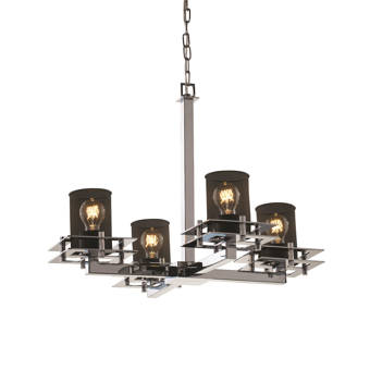 17 Stories Bennett 4 Light Shaded Classic Traditional Chandelier