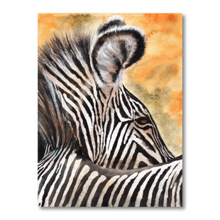 Zebra Print Animal Art by Amy Peterson Zebra in Tall Grass Zebra Art Safari Zebra