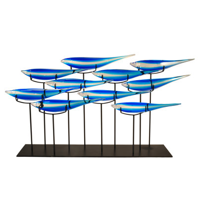 Retta 10 Fish Sculpture