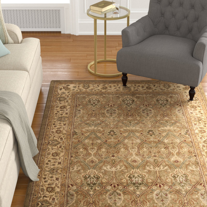 Astoria Grand Evie Hand Tufted Wool Light Green Beige Area Rug Reviews Wayfair