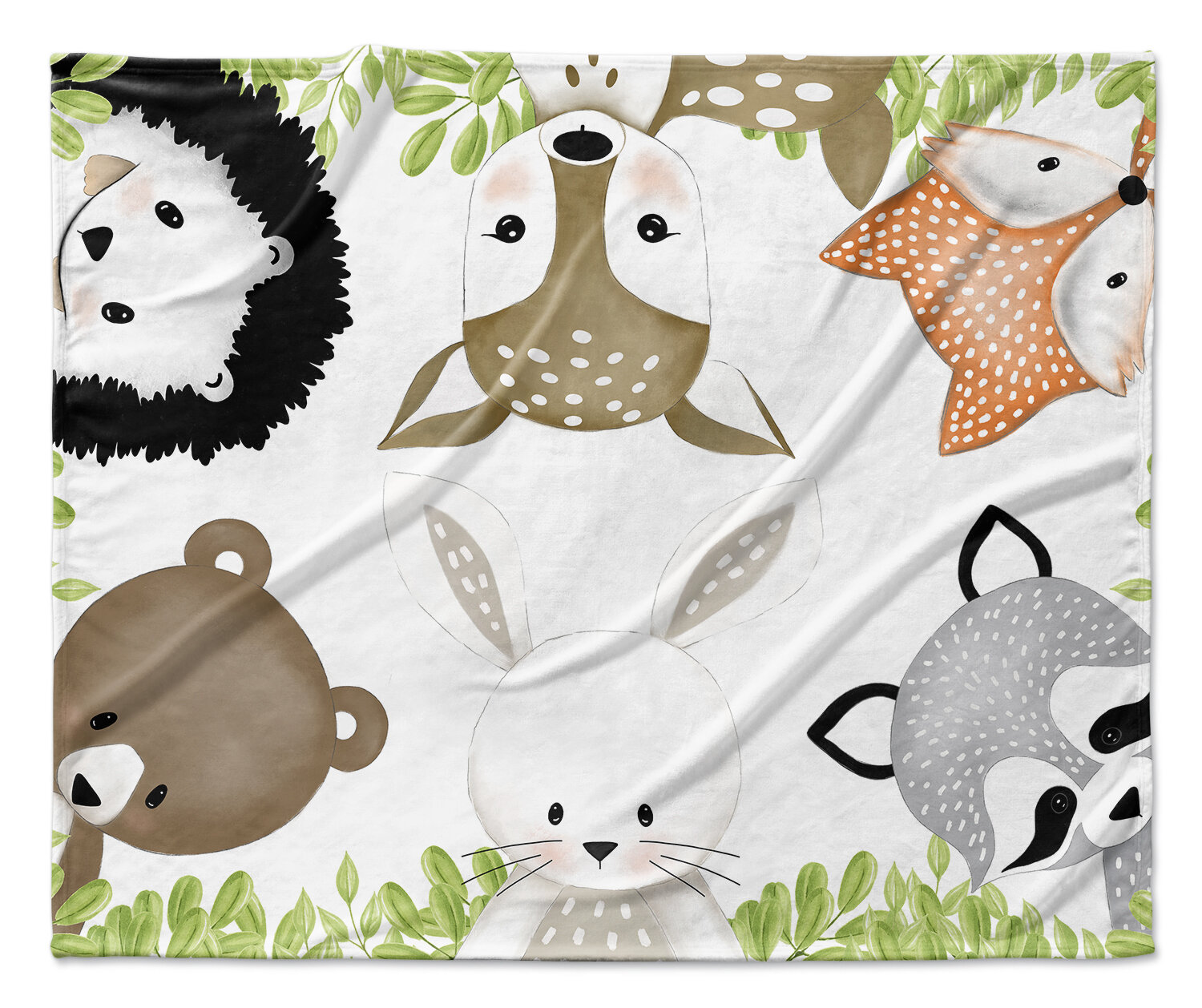 Isabelle Max Derwin All The Forest Animals Ultra Soft Baby Blanket Wayfair