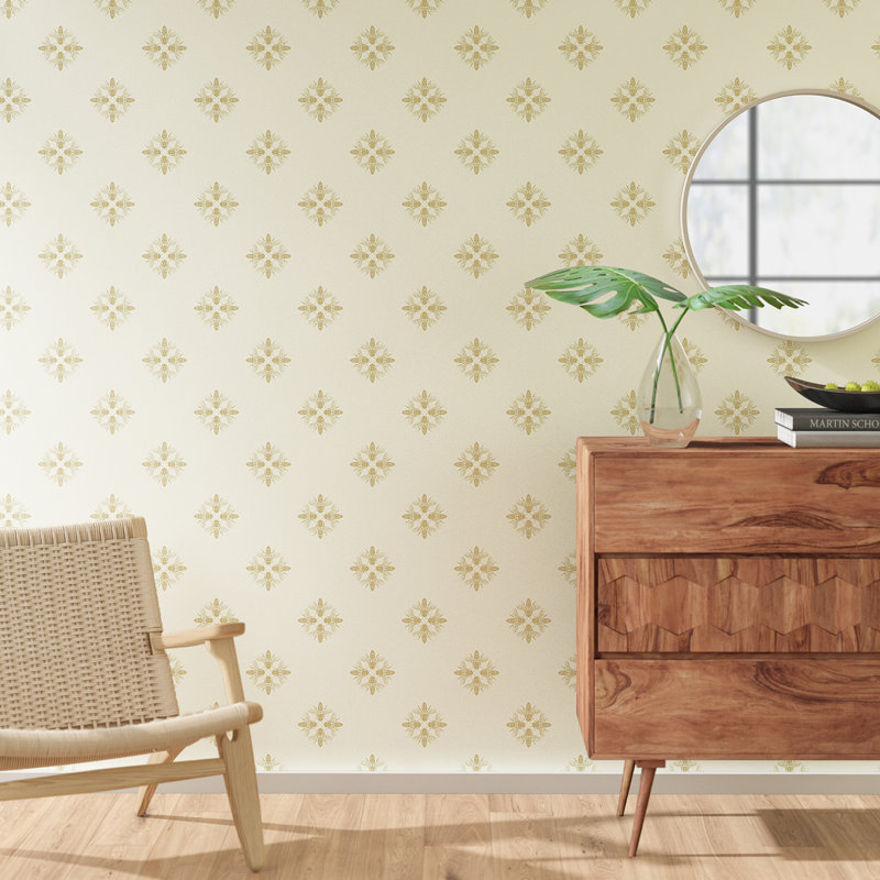 Honey Bee 33 L X 20 5 W Wallpaper Roll Reviews Allmodern