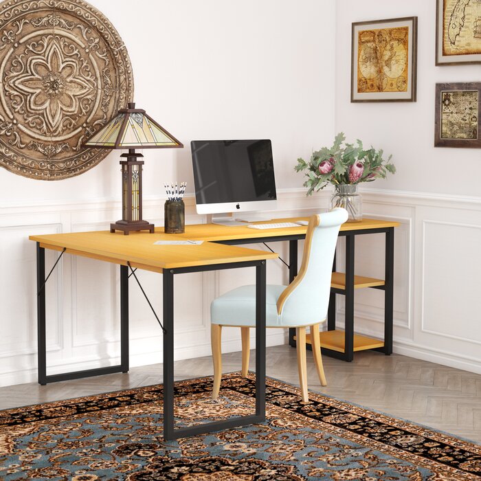 Symple Stuff Caine Office L Shaped Desk Reviews Wayfair Ca