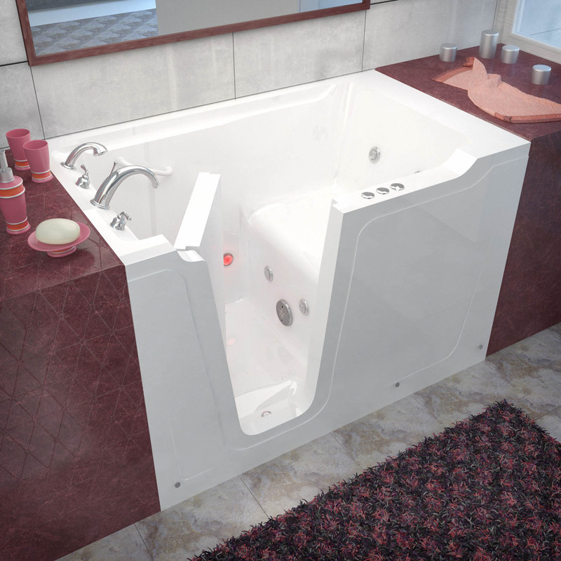 Therapeutic Tubs Crescendo 59.7" x 36" Walk in Whirlpool ...