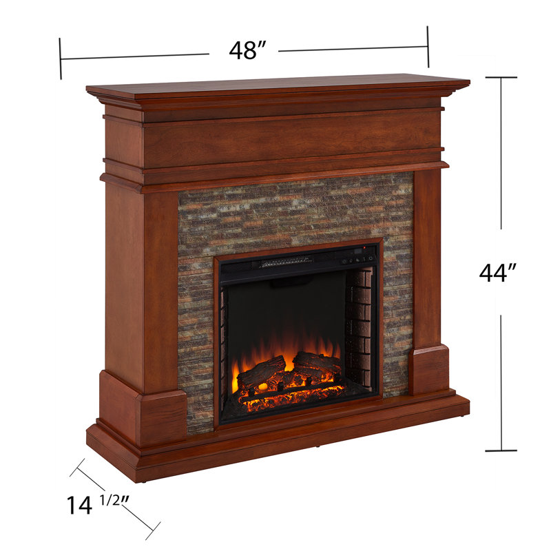 Kitsco Boyer Wall Mounted Electric Fireplace Mantel Wayfair
