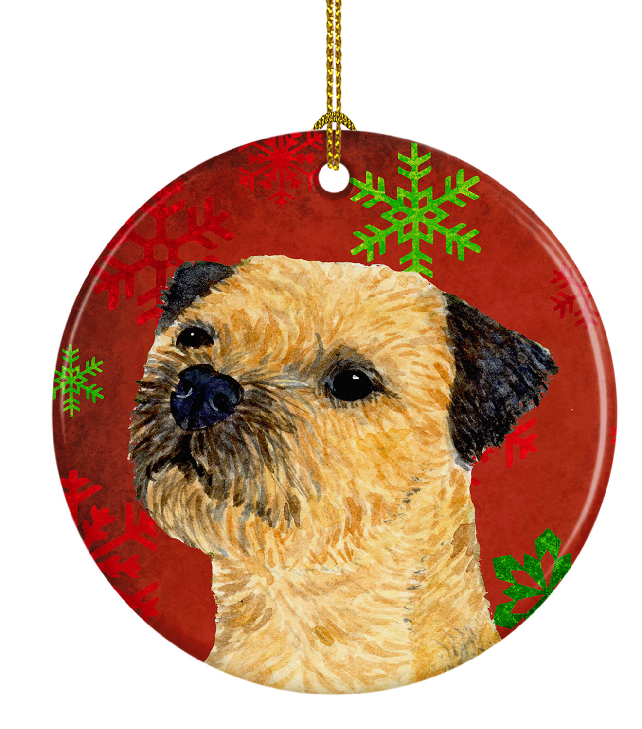 border terrier ornament