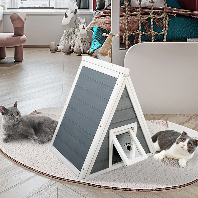 a frame cat house