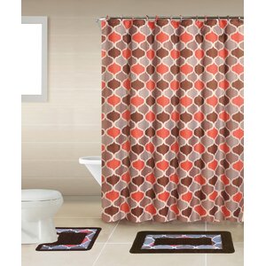 Rosella 15-Piece Shower Curtain Set