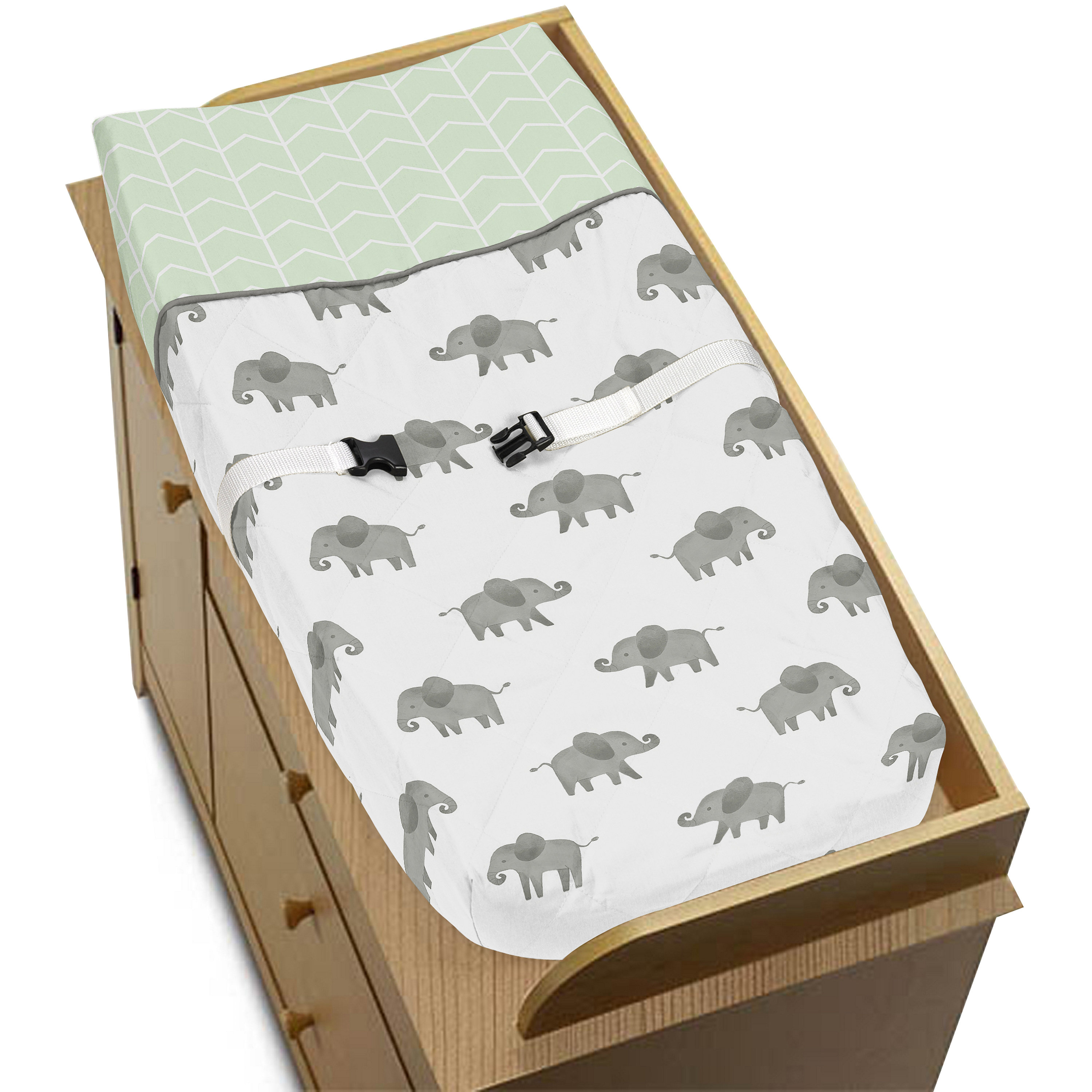elephant changing pad cover