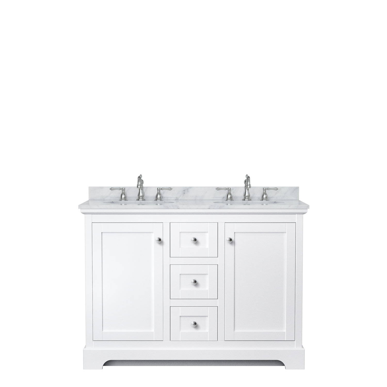 Wyndham Collection Avery 48" Double Bathroom Vanity Set & Reviews Wayfair