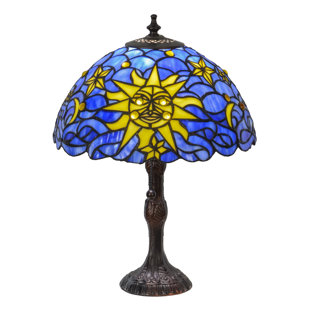 moon and stars nursery lamp