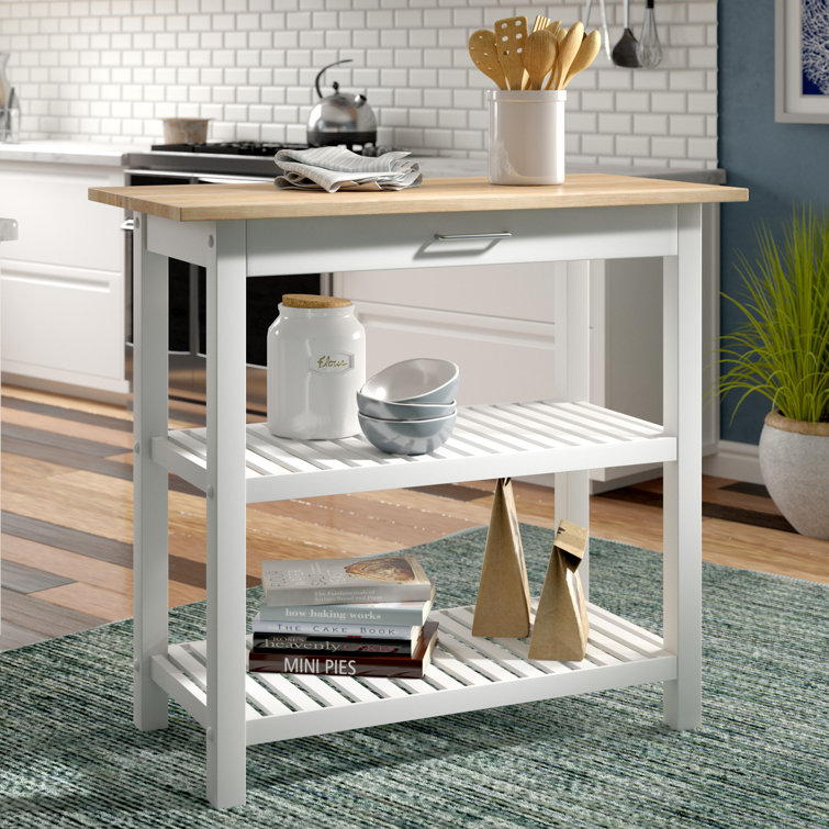 Lakeland 40'' Solid Wood Prep Table