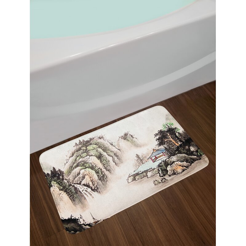 East Urban Home Ambesonne Ancient China Bath Mat By Chinese