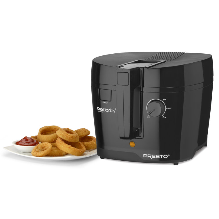 Presto Cooldaddy Cool Touch Deep Fryer W Removable Bucket White Reviews Wayfair