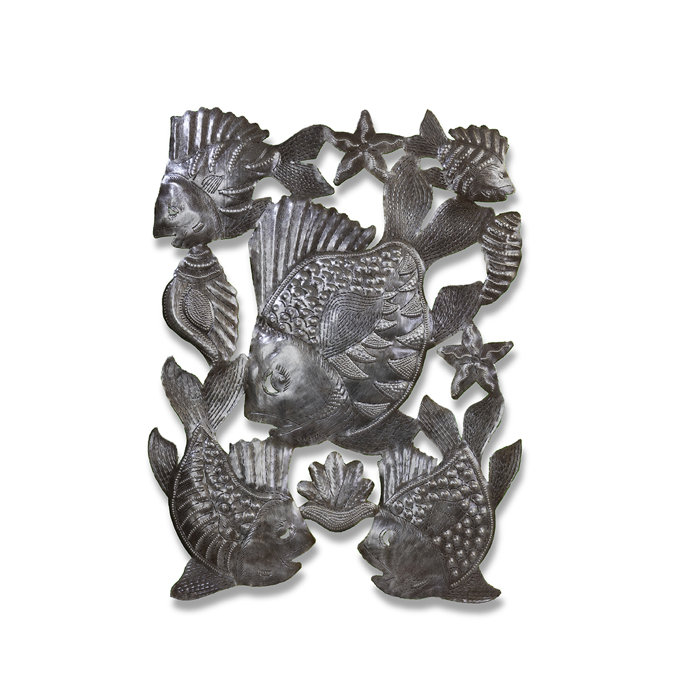 Rosecliff Heights Shallow Sea Life Metal Wall Decor Wayfair