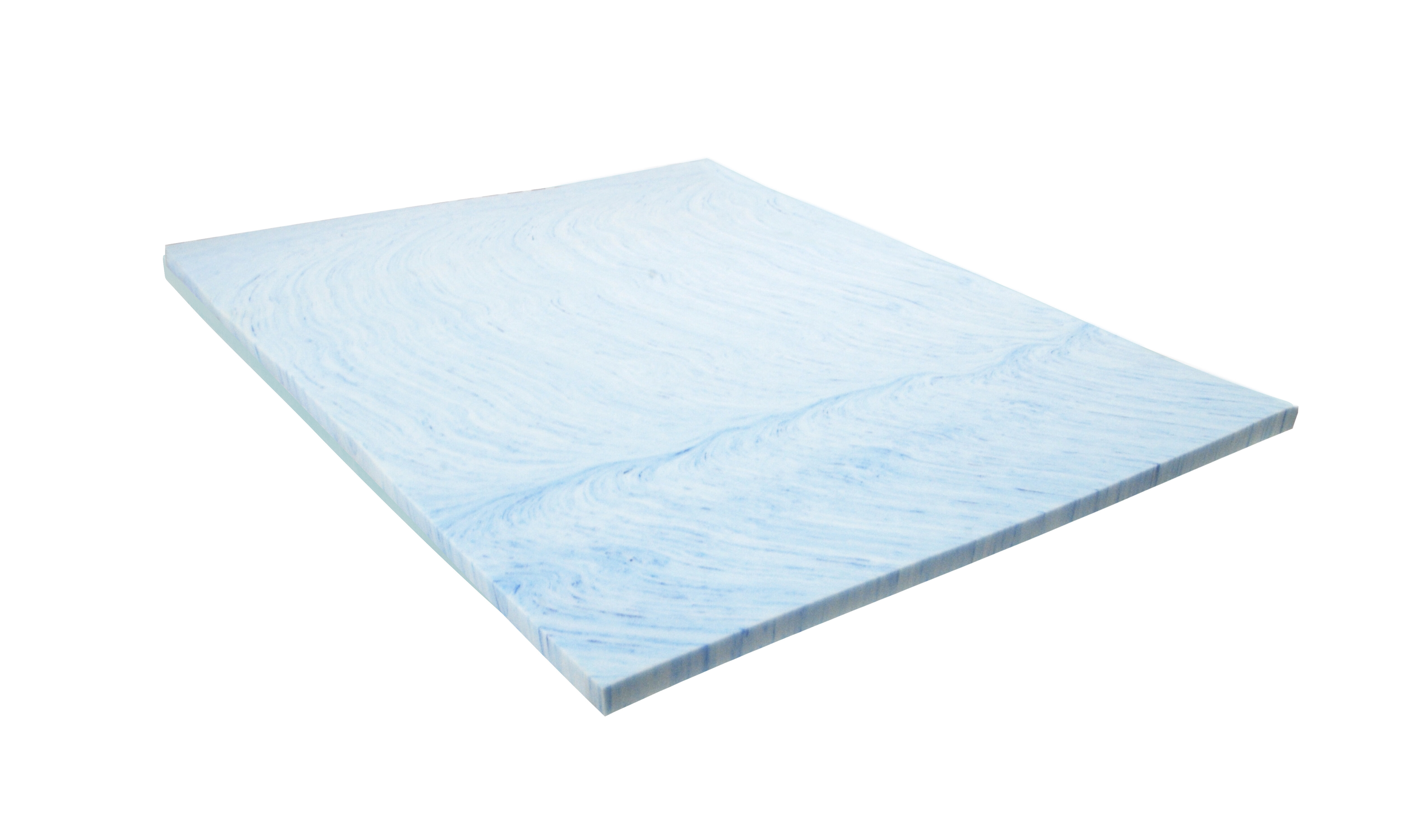 isotonic swirl gel memory foam mattress topper