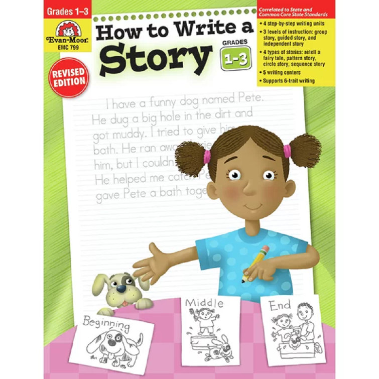 Evan-Moor How to Write A Story Grade 1-3 Book | Wayfair