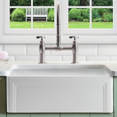 Farmhouse Sink With Backsplash Wayfair