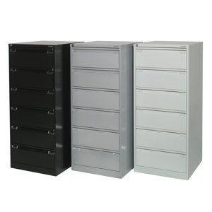 Aktenschrank mit 6 Schubladen von Bisley