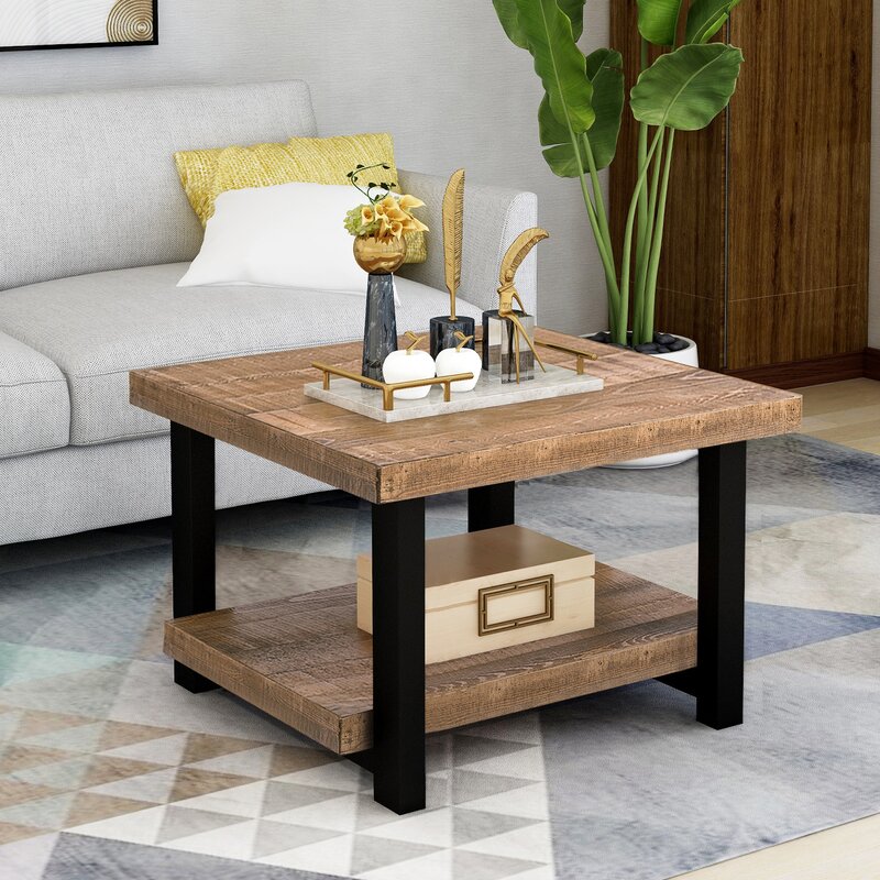 17 Stories Pascale Coffee Table With Storage Wayfair