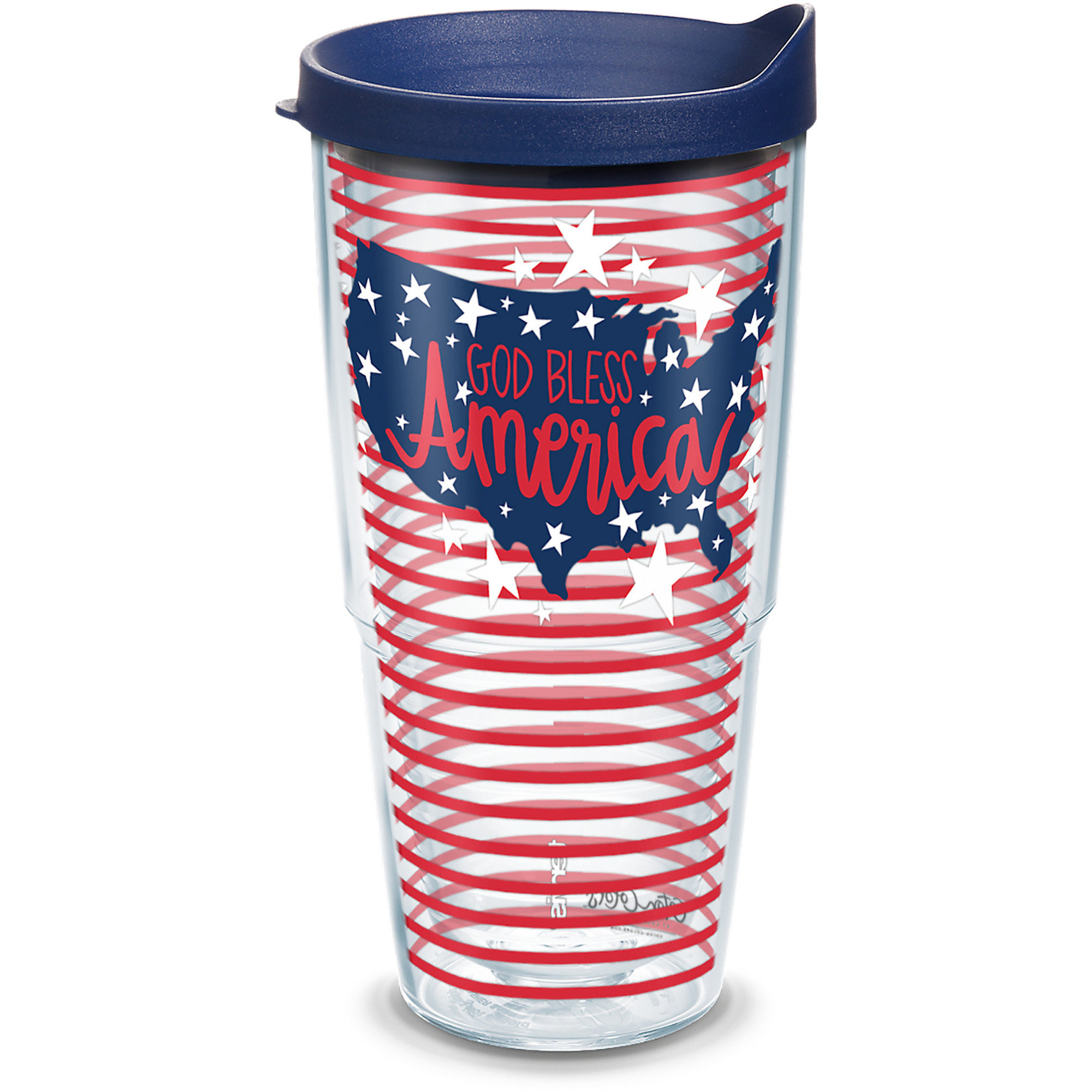 24oz Tervis Coton Colors Made in USA Double Walled Insulated Tumbler Home of the Free 24oz Tervis Coton Colors Made in USA Double Walled Insulated Tumbler Home of the Free