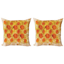 rust orange pillows