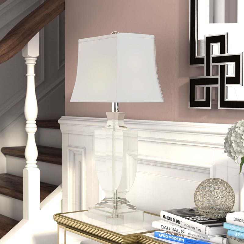 wayfair glass table lamps