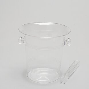 small plastic ice bucket